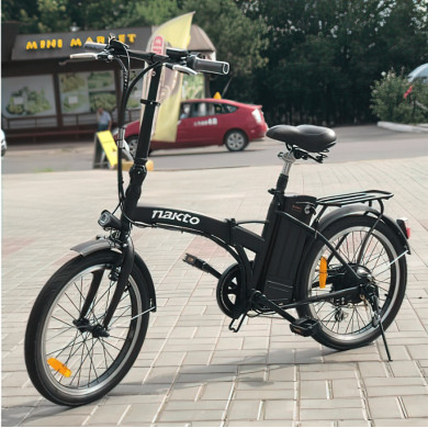 Bicicletă electrică NAKTO Fashion 250 W, pliabilă