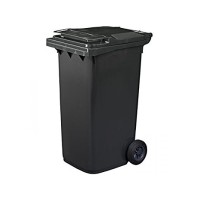 Container pentru gunoi cu roti EU 120 l (black)