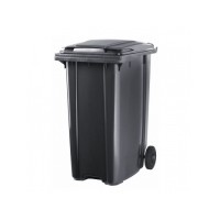 Container pentru gunoi cu roti 360 l   (black)